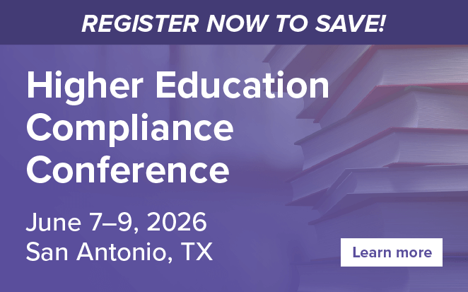 2026 Higher Education Compliance Conference