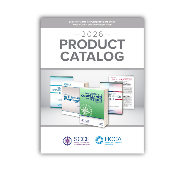 2026 SCCE & HCCA Product Catalog | Find the resource you need 