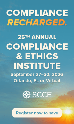 Join SCCE for the 25th Annual Compliance & Ethics Institute!